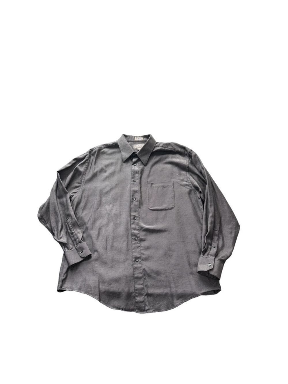 Murano Dillards Long Sleeve Button Down Dress Shirt Size 17-35